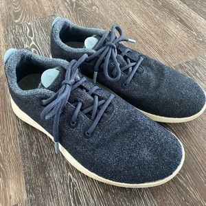 Allbirds Hazy Indigo Merino Wool Runner Mizzle Shoes men’s 10